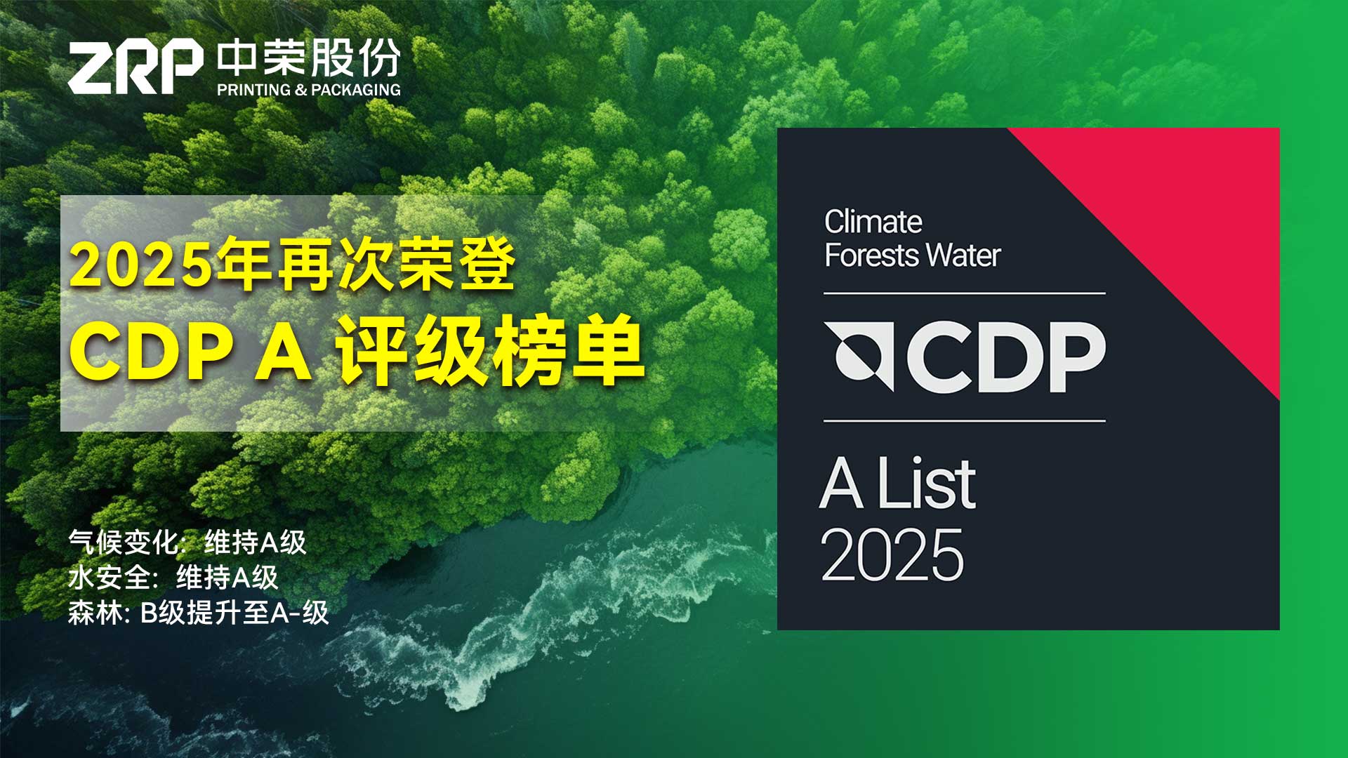 蝉联庆幸！bifa·必发股份陆续两年荣获CDP“A级”环保评级，启航2026高质量可持续发展新征程